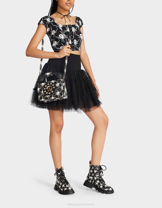 Betsey Johnson kvinner 4B8F272 klær 80. bash tyll tutu svart