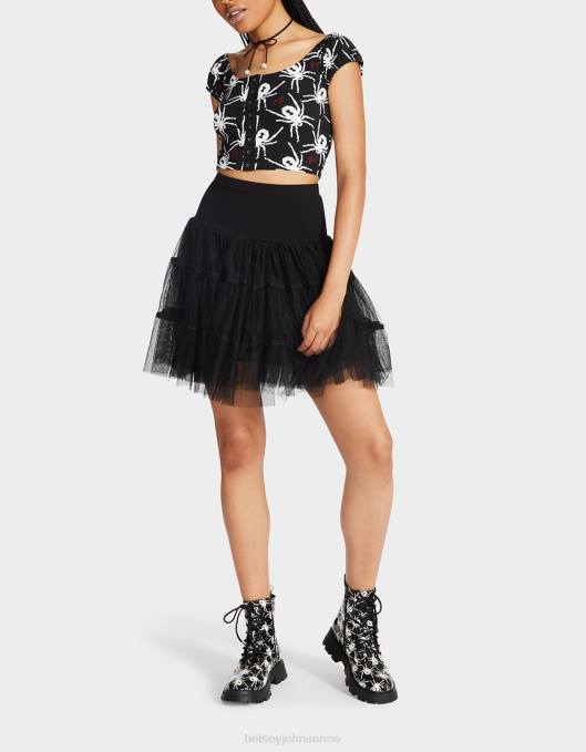 Betsey Johnson kvinner 4B8F272 klær 80. bash tyll tutu svart