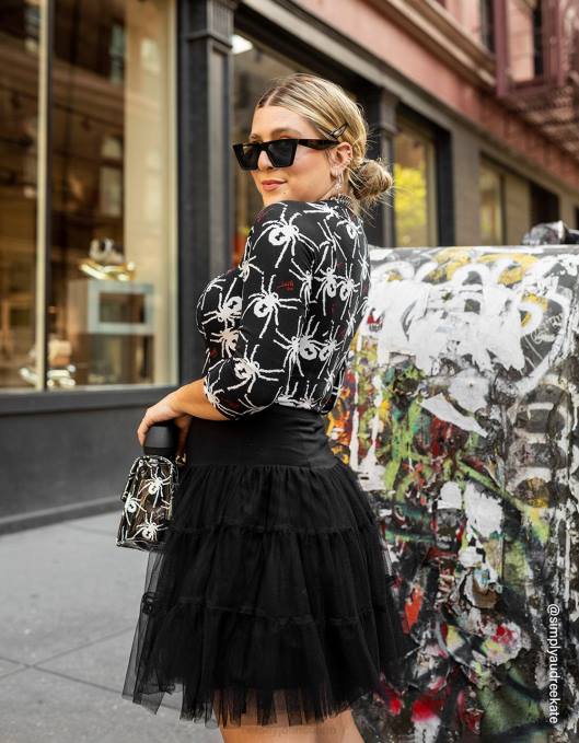 Betsey Johnson kvinner 4B8F272 klær 80. bash tyll tutu svart