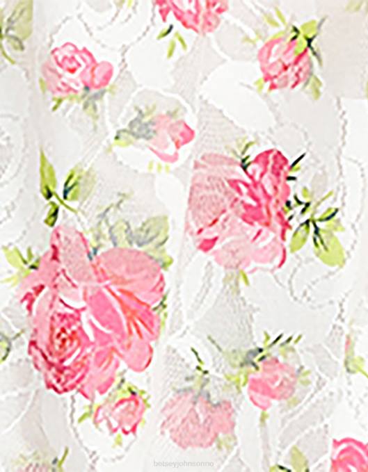 Betsey Johnson kvinner 4B8F274 klær floral overload maxikjole hvit