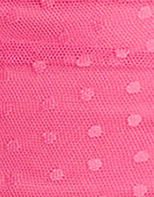 Betsey Johnson kvinner 4B8F279 klær meshing rundt stroppeløs minikjole rosa