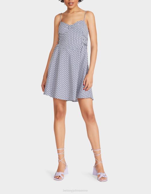 Betsey Johnson kvinner 4B8F286 klær bella frocked dot minikjole multi