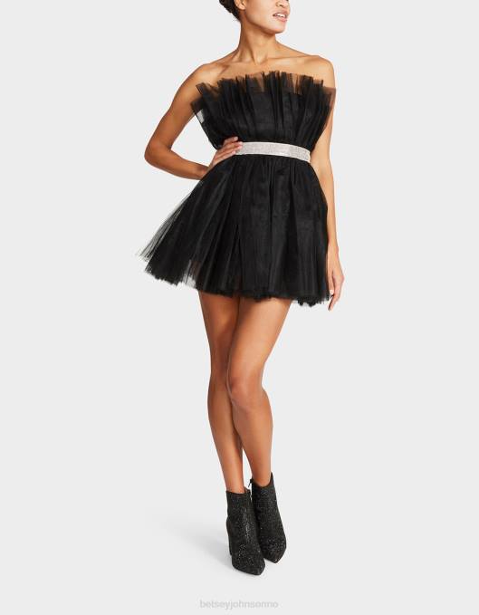 Betsey Johnson kvinner 4B8F289 klær showstopper minikjole i tyll svart
