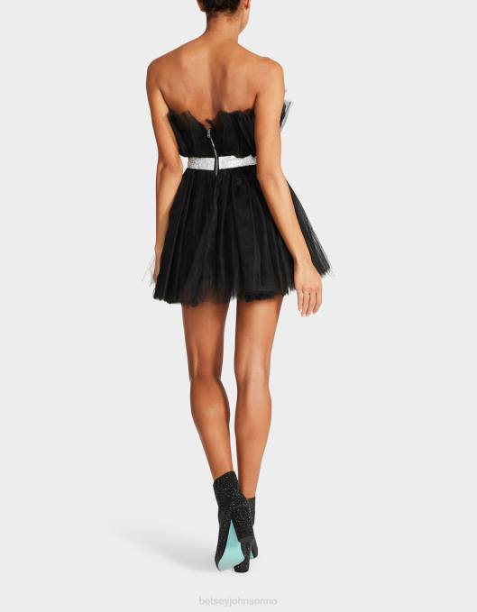 Betsey Johnson kvinner 4B8F289 klær showstopper minikjole i tyll svart