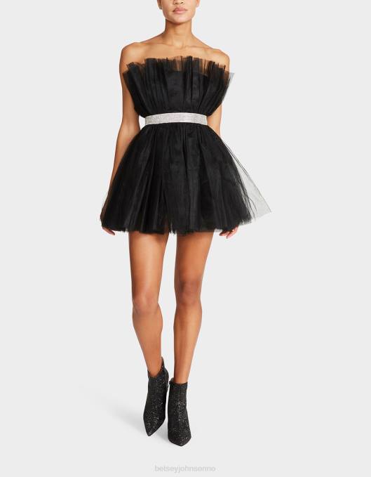 Betsey Johnson kvinner 4B8F289 klær showstopper minikjole i tyll svart