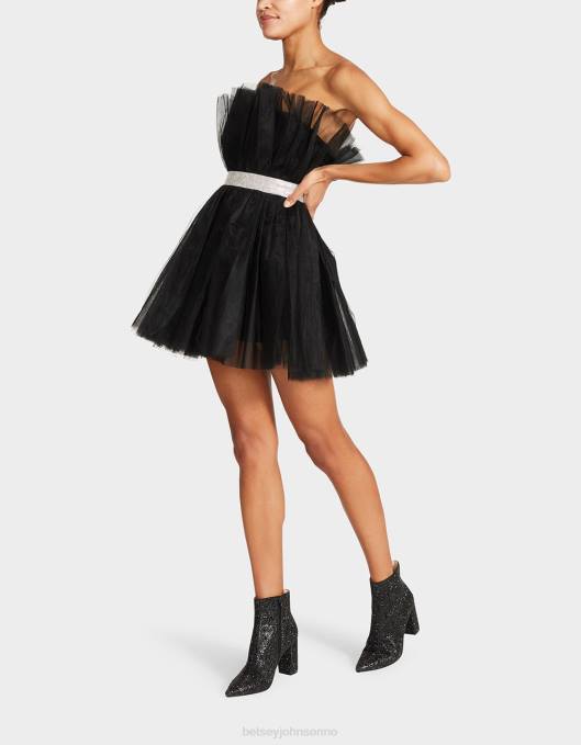 Betsey Johnson kvinner 4B8F289 klær showstopper minikjole i tyll svart