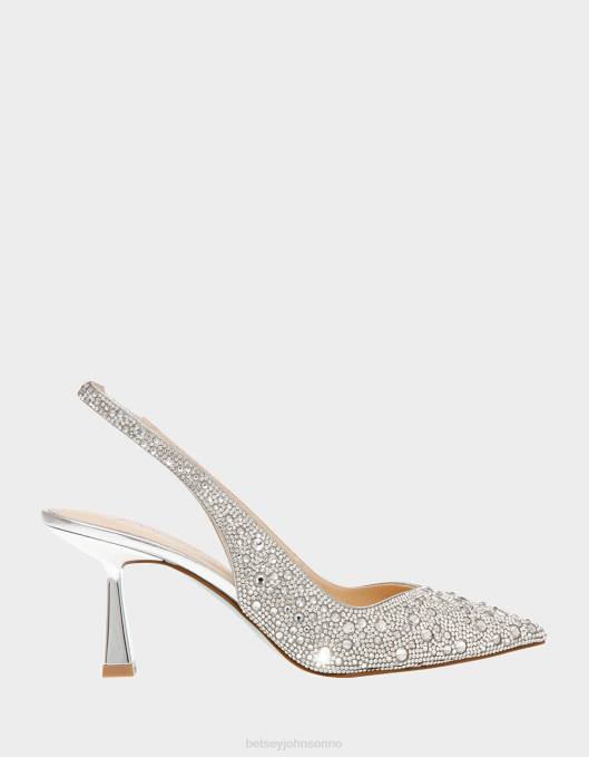 Betsey Johnson kvinner 4B8F18 sko clark sølv