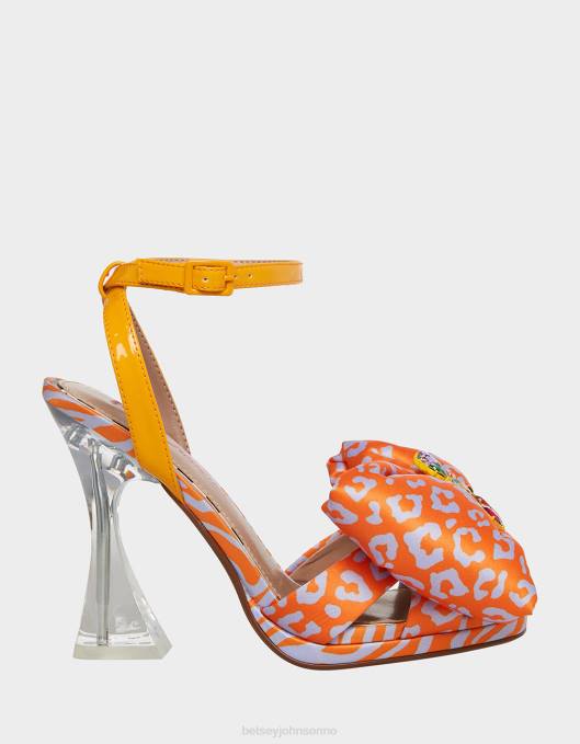 Betsey Johnson kvinner 4B8F55 sko pollie oransje multi