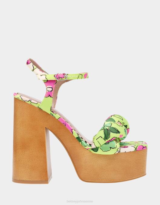 Betsey Johnson kvinner 4B8F115 sko mandee gul multi