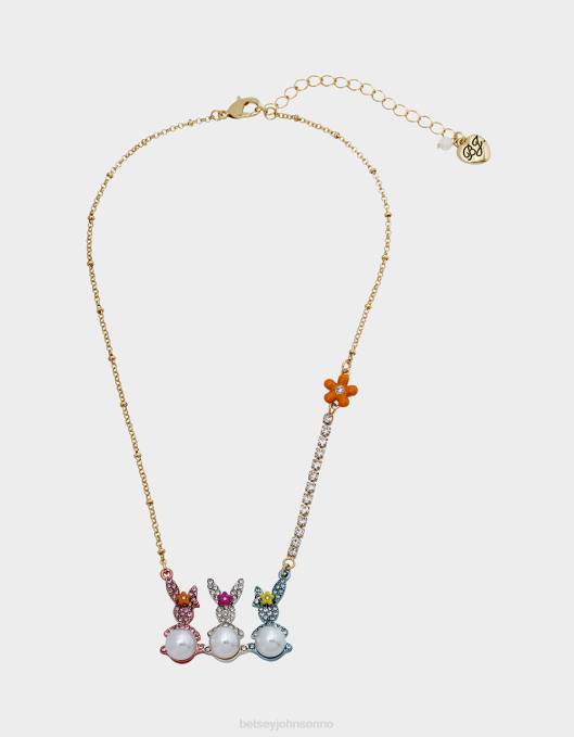Betsey Johnson kvinner 4B8F347 smykker hunny bunny bar kort anheng multi