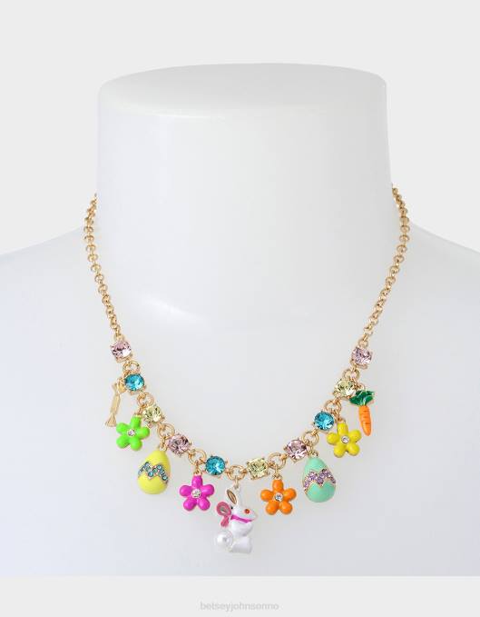 Betsey Johnson kvinner 4B8F365 smykker hunny bunny sjarm frontal kjede multi