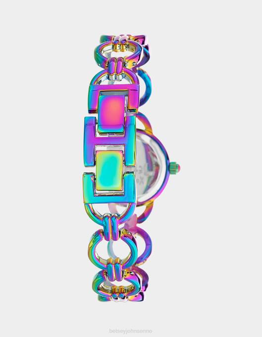 Betsey Johnson kvinner 4B8F345 smykker betsey time links of love klokke multi