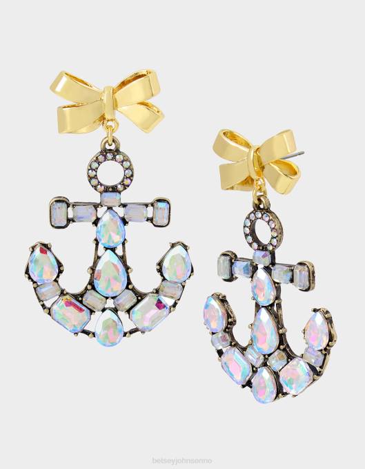 Betsey Johnson kvinner 4B8F313 smykker cruise control anker slipp øredobber krystall