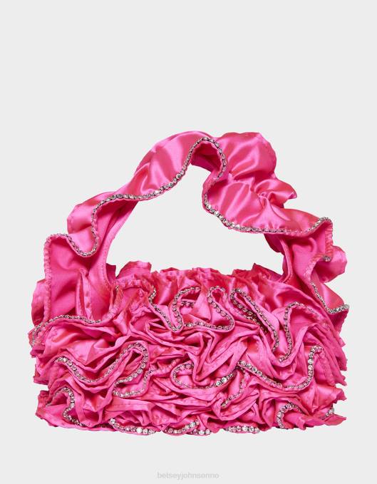 Betsey Johnson kvinner 4B8F201 tilbehør frill av det hele bag rosa