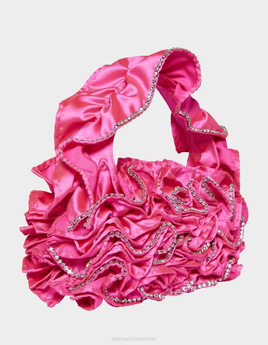 Betsey Johnson kvinner 4B8F201 tilbehør frill av det hele bag rosa