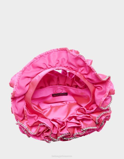 Betsey Johnson kvinner 4B8F201 tilbehør frill av det hele bag rosa