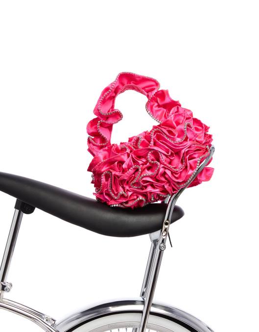 Betsey Johnson kvinner 4B8F201 tilbehør frill av det hele bag rosa