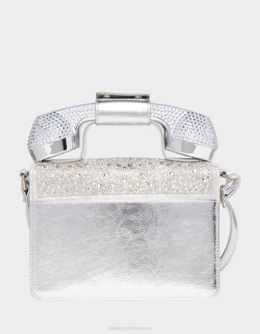 Betsey Johnson kvinner 4B8F202 tilbehør kitsch million stars telefonveske sølv