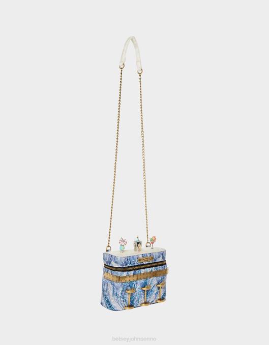 Betsey Johnson kvinner 4B8F203 tilbehør kitsch drink som en fish-dive bar crossbody multi