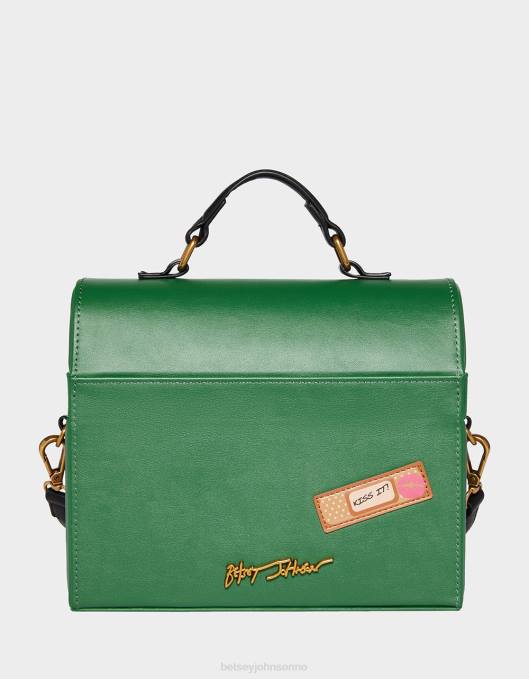 Betsey Johnson kvinner 4B8F204 tilbehør kitsch lekende doktor crossbody grønn
