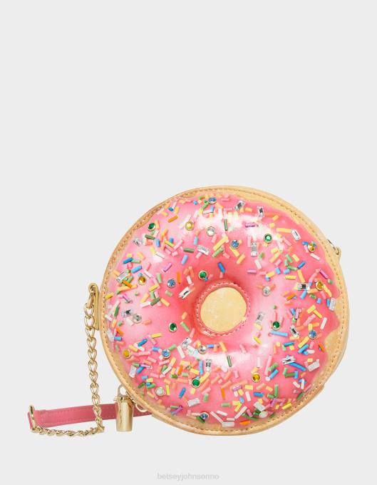 Betsey Johnson kvinner 4B8F206 tilbehør kitsch glazy for deg crossbody rosa