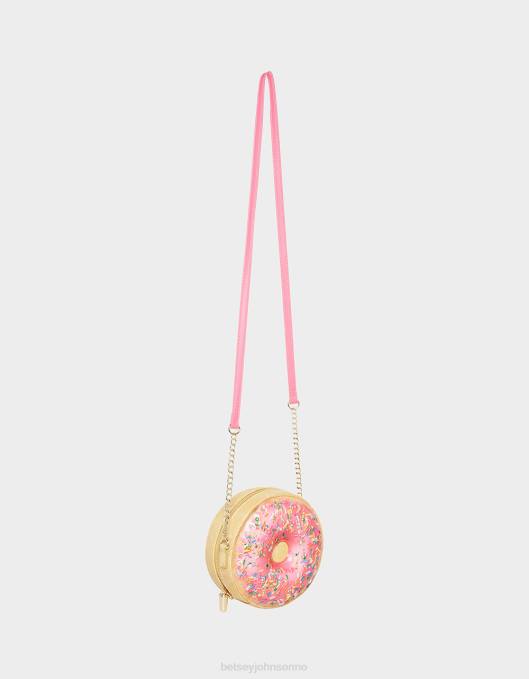 Betsey Johnson kvinner 4B8F206 tilbehør kitsch glazy for deg crossbody rosa