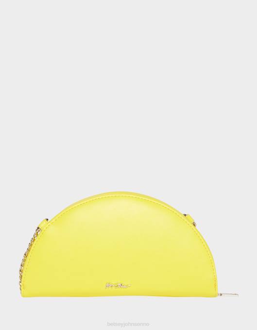 Betsey Johnson kvinner 4B8F209 tilbehør kitsch pucker up crossbody gul