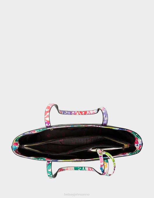 Betsey Johnson kvinner 4B8F216 tilbehør xo hodeskalle tote svart