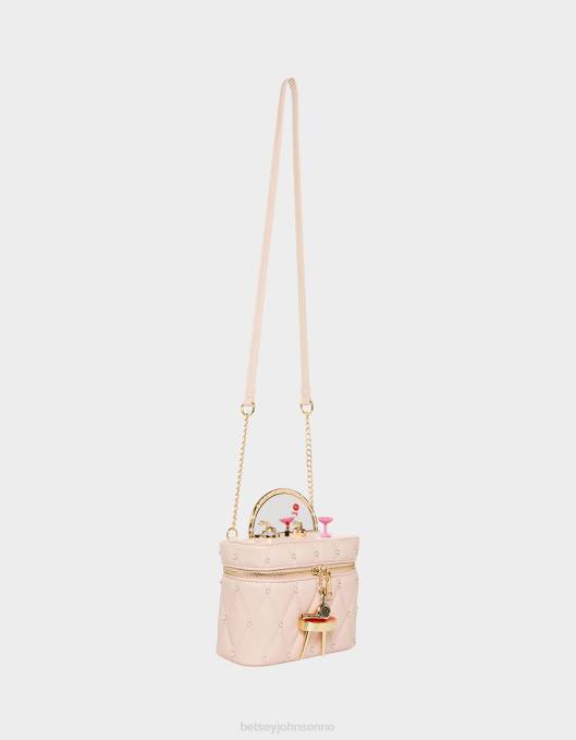 Betsey Johnson kvinner 4B8F217 tilbehør kitsch speil speil forfengelighet crossbody rødme