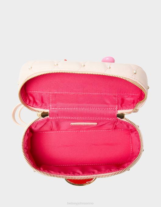 Betsey Johnson kvinner 4B8F217 tilbehør kitsch speil speil forfengelighet crossbody rødme