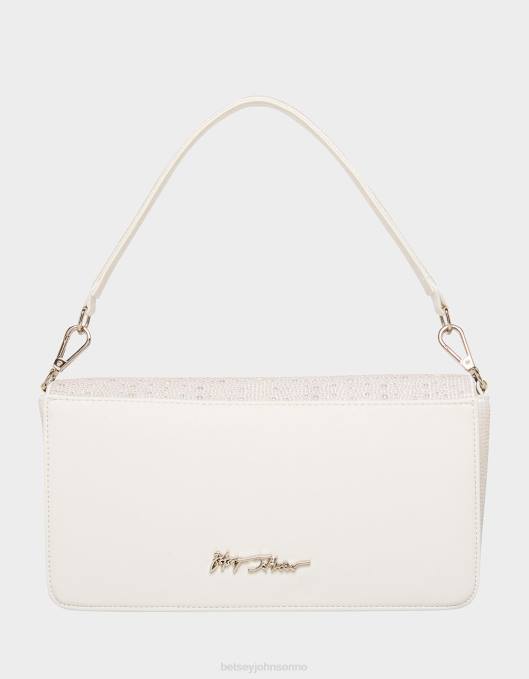 Betsey Johnson kvinner 4B8F218 tilbehør konvertibel sløyfeveske elfenbein