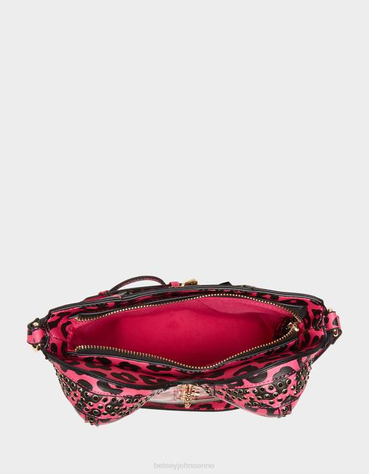 Betsey Johnson kvinner 4B8F219 tilbehør kitsch av korsett elsker crossbody svart/rosa