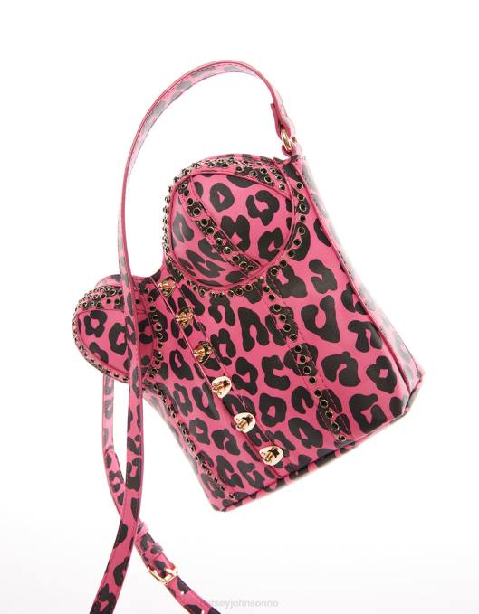 Betsey Johnson kvinner 4B8F219 tilbehør kitsch av korsett elsker crossbody svart/rosa