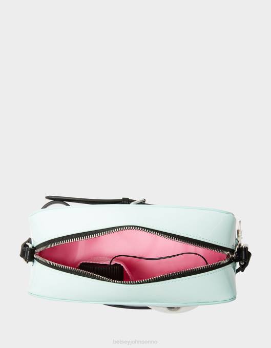 Betsey Johnson kvinner 4B8F222 tilbehør kitsch radioaktiv crossbody mint grønn