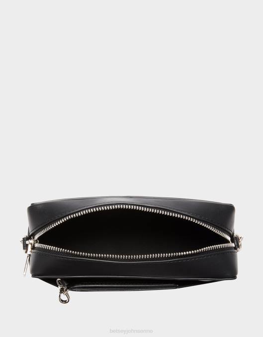 Betsey Johnson kvinner 4B8F223 tilbehør kitsch vær snill spole tilbake vhs crossbody svart