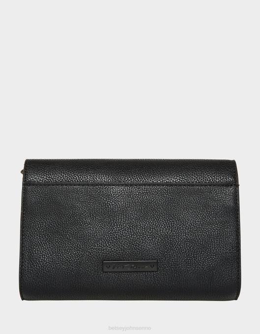 Betsey Johnson kvinner 4B8F226 tilbehør xo hodeskalle crossbody svart
