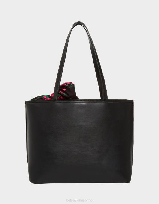 Betsey Johnson kvinner 4B8F229 tilbehør tic tac tote (med spillebrikker) svart hvit