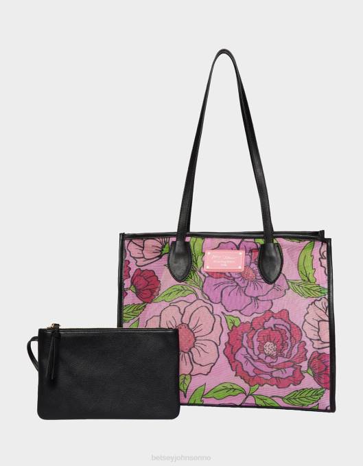 Betsey Johnson kvinner 4B8F232 tilbehør meshin rundt tote rosa