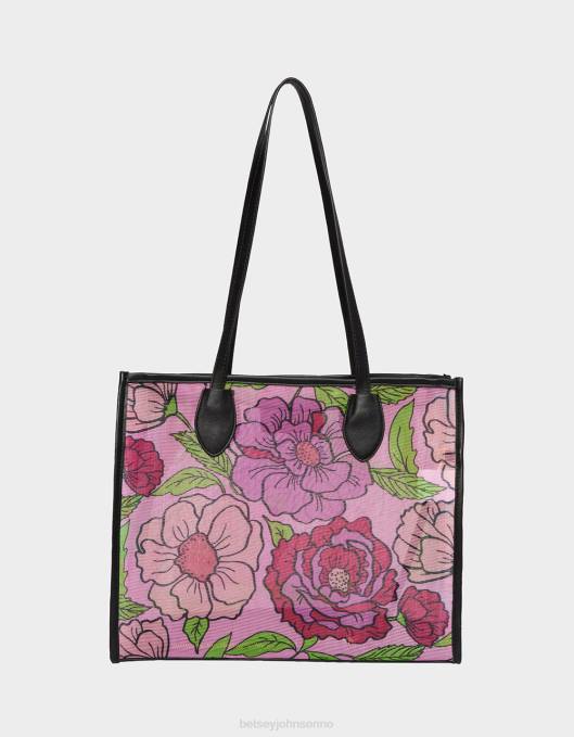 Betsey Johnson kvinner 4B8F232 tilbehør meshin rundt tote rosa