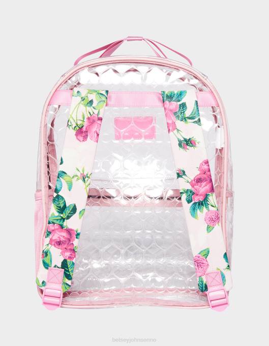 Betsey Johnson kvinner 4B8F233 tilbehør klar ryggsekk med veske rødme