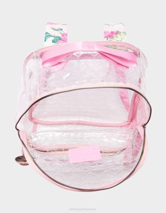 Betsey Johnson kvinner 4B8F233 tilbehør klar ryggsekk med veske rødme