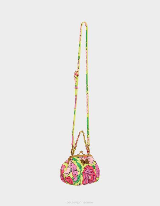 Betsey Johnson kvinner 4B8F236 tilbehør lil\' nugget kiss lock bag floral