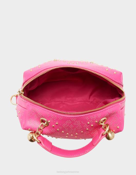 Betsey Johnson kvinner 4B8F240 tilbehør status hodeskalle crossbody rosa