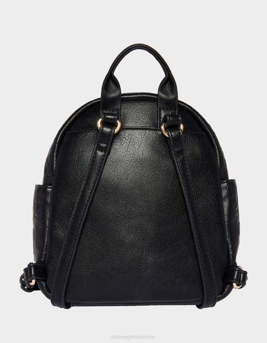 Betsey Johnson kvinner 4B8F241 tilbehør no brainer skull mini ryggsekk svart