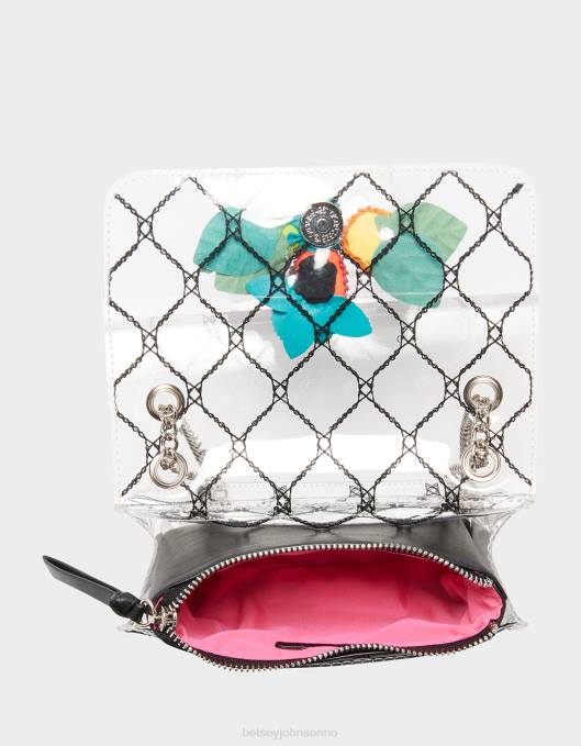 Betsey Johnson kvinner 4B8F243 tilbehør berry pretty cabriolet crossbody klar