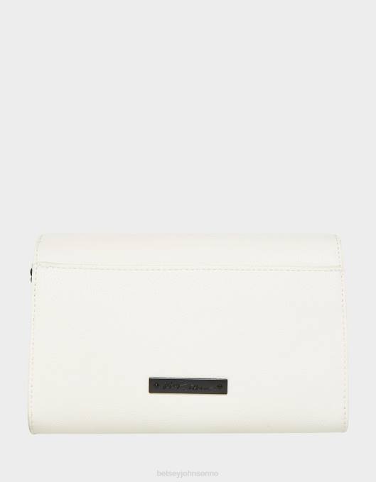 Betsey Johnson kvinner 4B8F245 tilbehør xo hodeskalle crossbody hvit