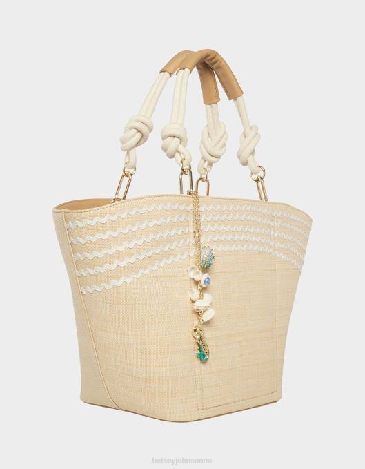 Betsey Johnson kvinner 4B8F248 tilbehør skall ja tote naturlig