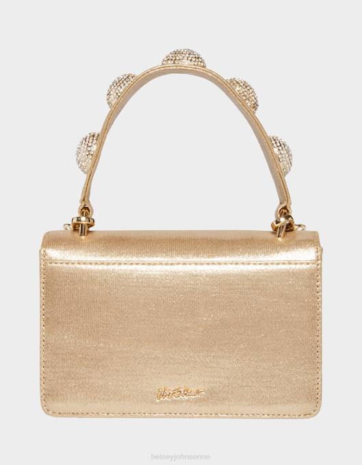 Betsey Johnson kvinner 4B8F250 tilbehør x markerer den øverste håndtaksposen gull