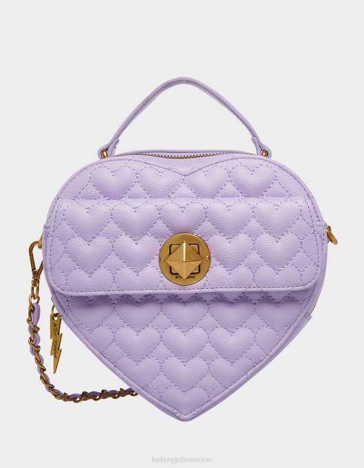 Betsey Johnson kvinner 4B8F254 tilbehør oh mitt hjerte crossbody lavendel