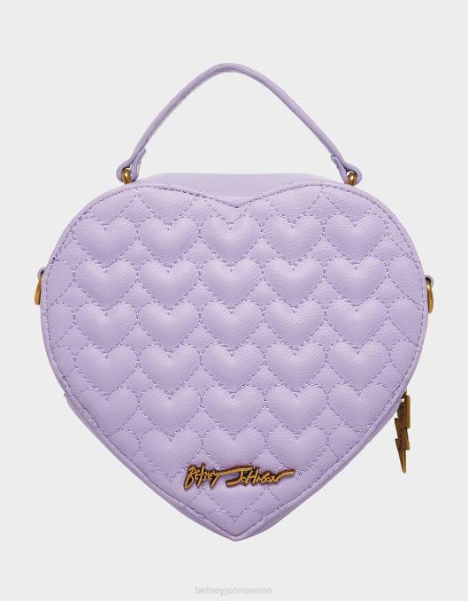 Betsey Johnson kvinner 4B8F254 tilbehør oh mitt hjerte crossbody lavendel